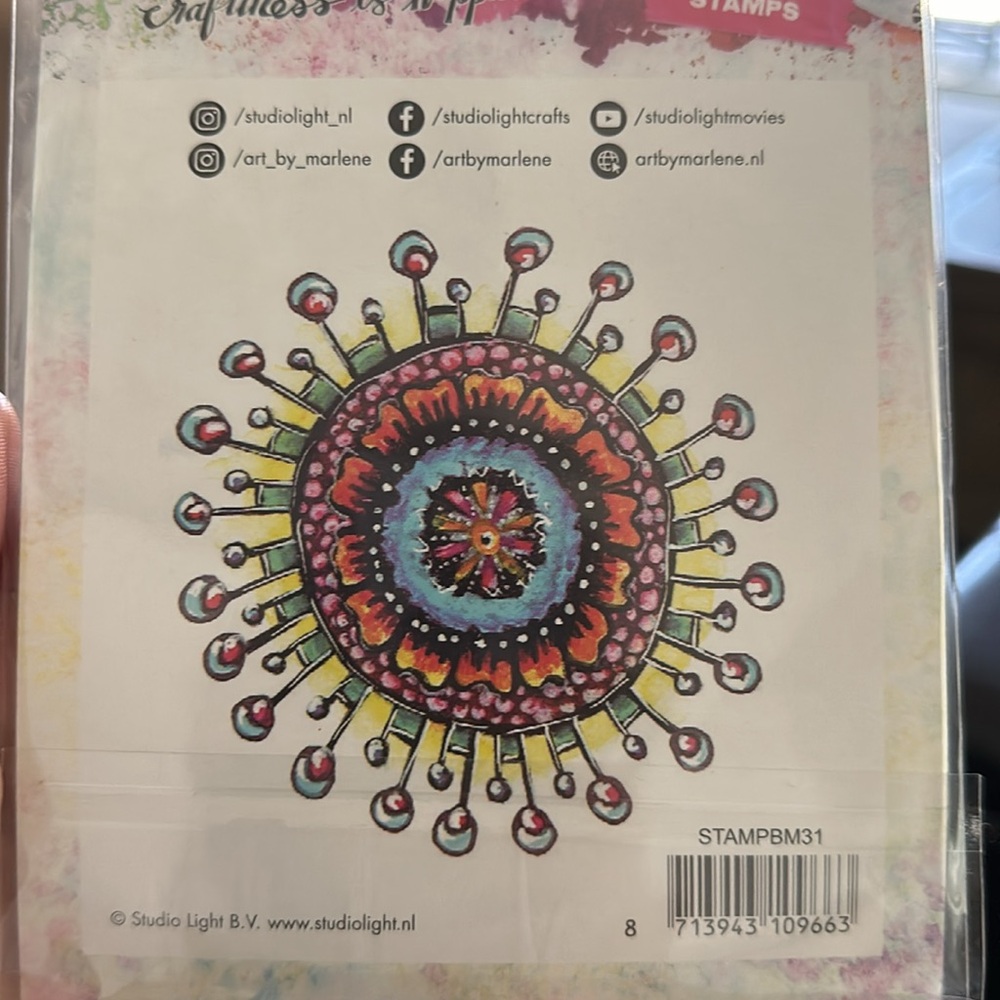 Art by Marlene art stamp, Doodle Flower - Picture 2 of 3